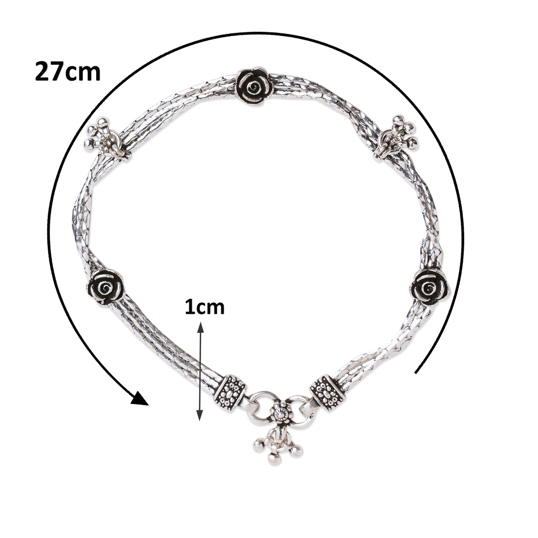 Valley Of Flowers Anklet Payal