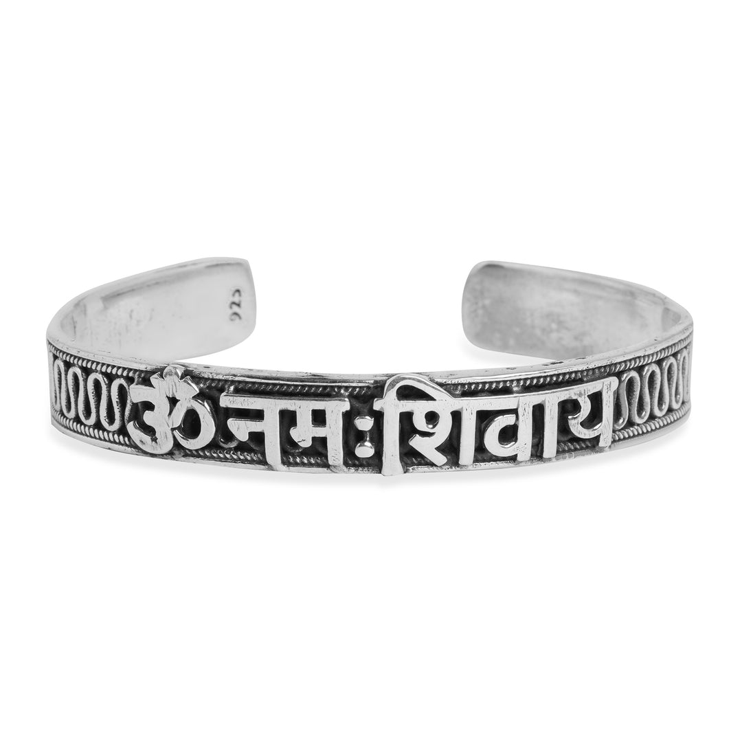 Om Namah Shivaay Mens Cuff Kada