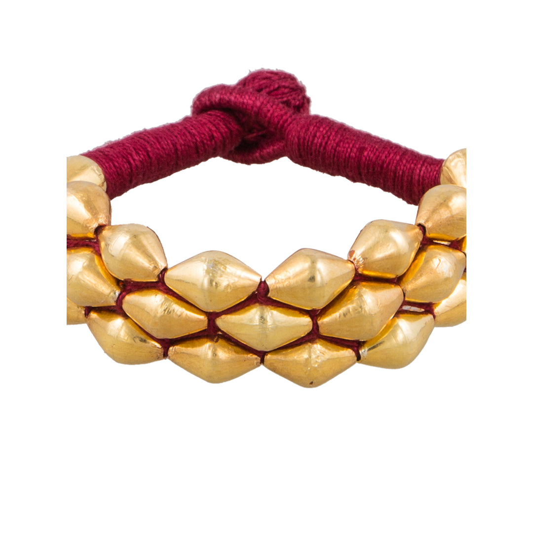 The Gold Plated Dholki Bracelet