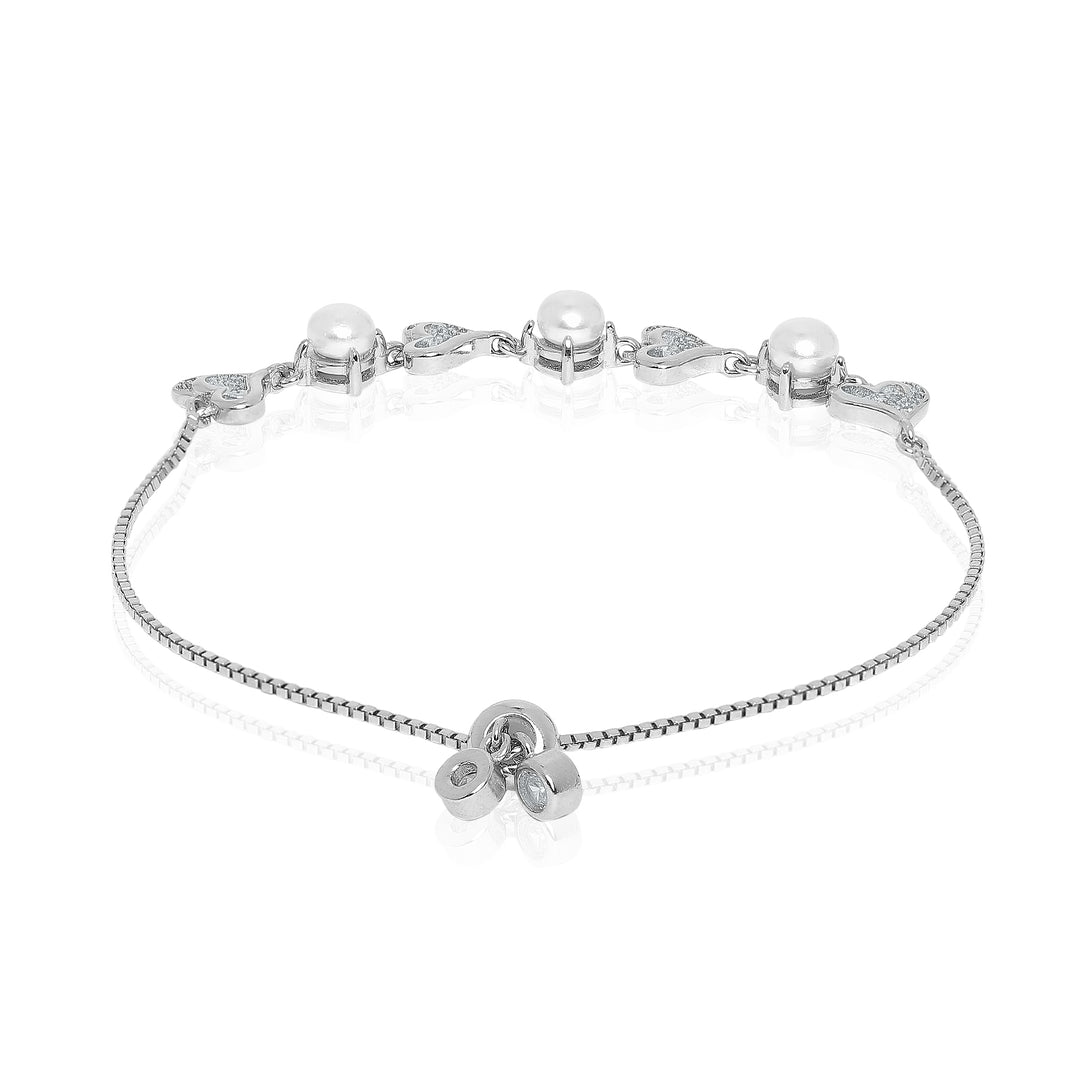 Valentines Pearl Bracelet