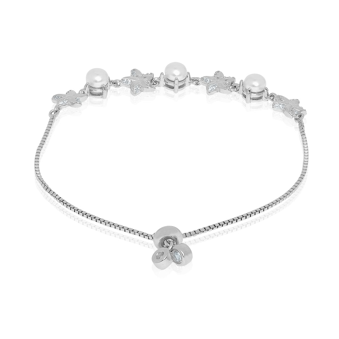 Starfish Pearl Silver Bracelet