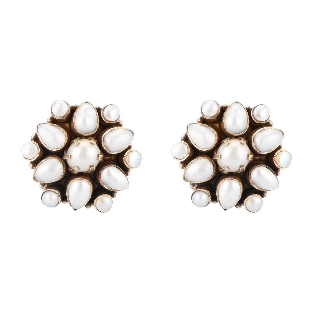 Mani Mother Of Pearl Studs