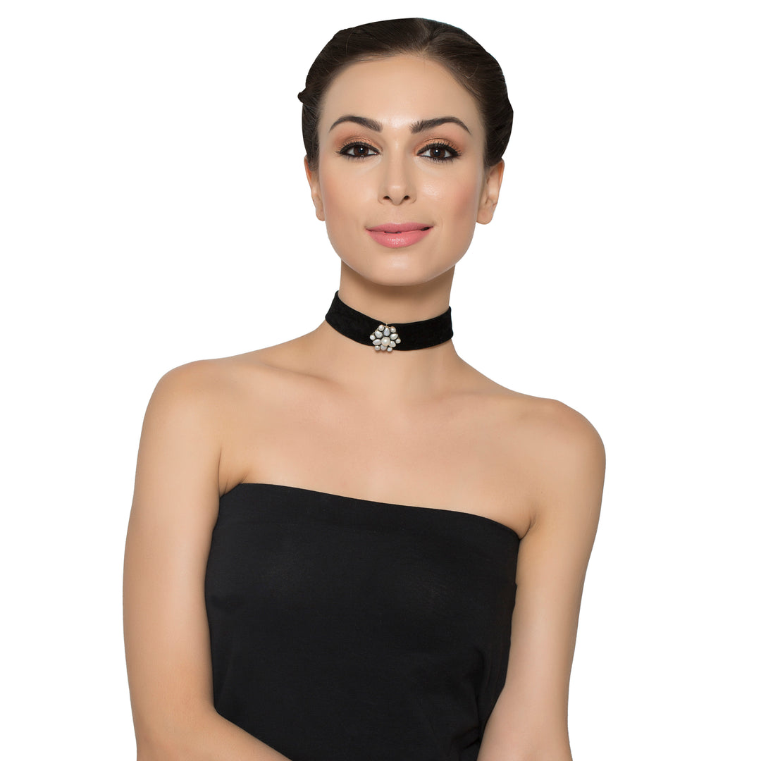 Mother Of Pearl Choker Set