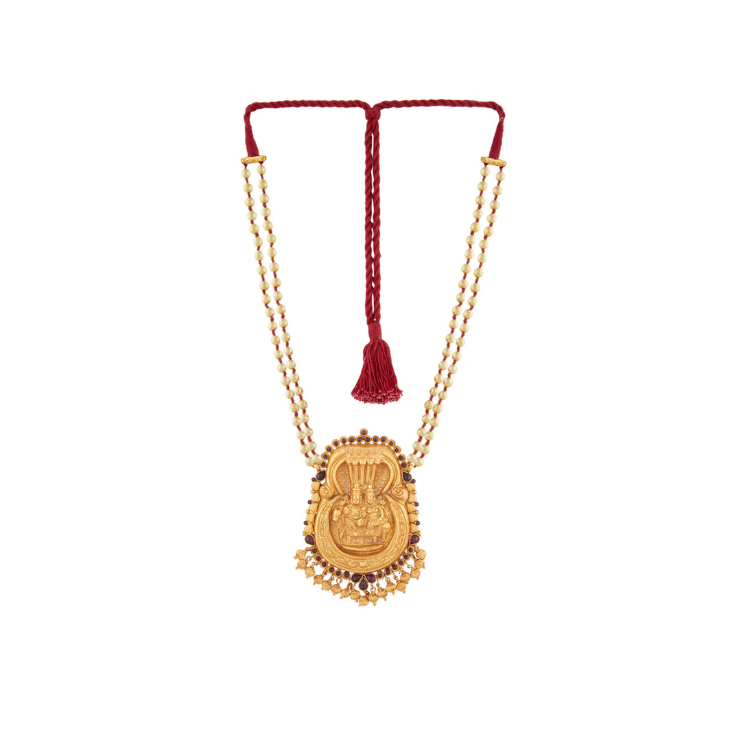 Temple Shiva Parvati Naga Mandala Necklace