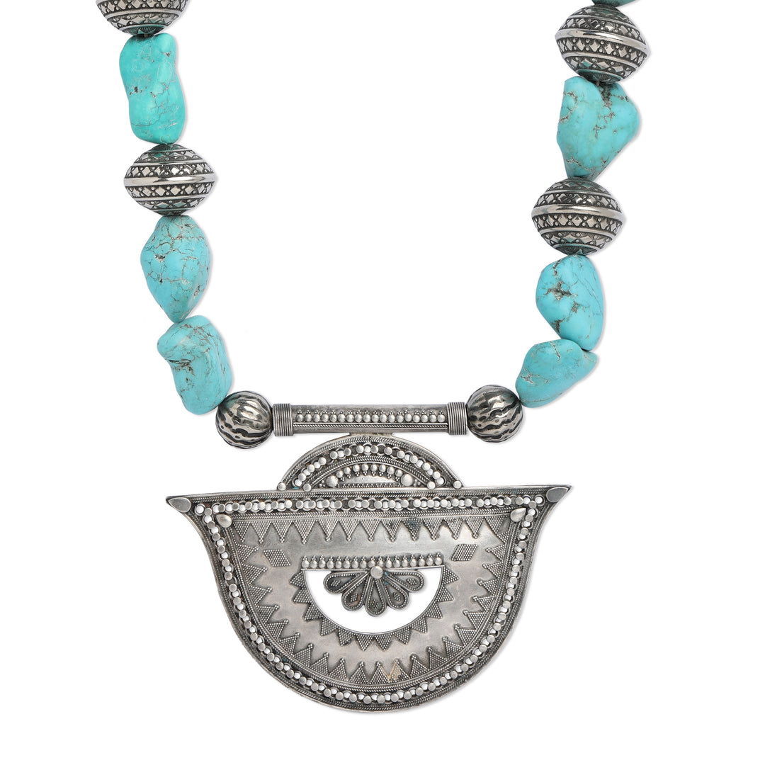 Turquoise Big Statement Necklace