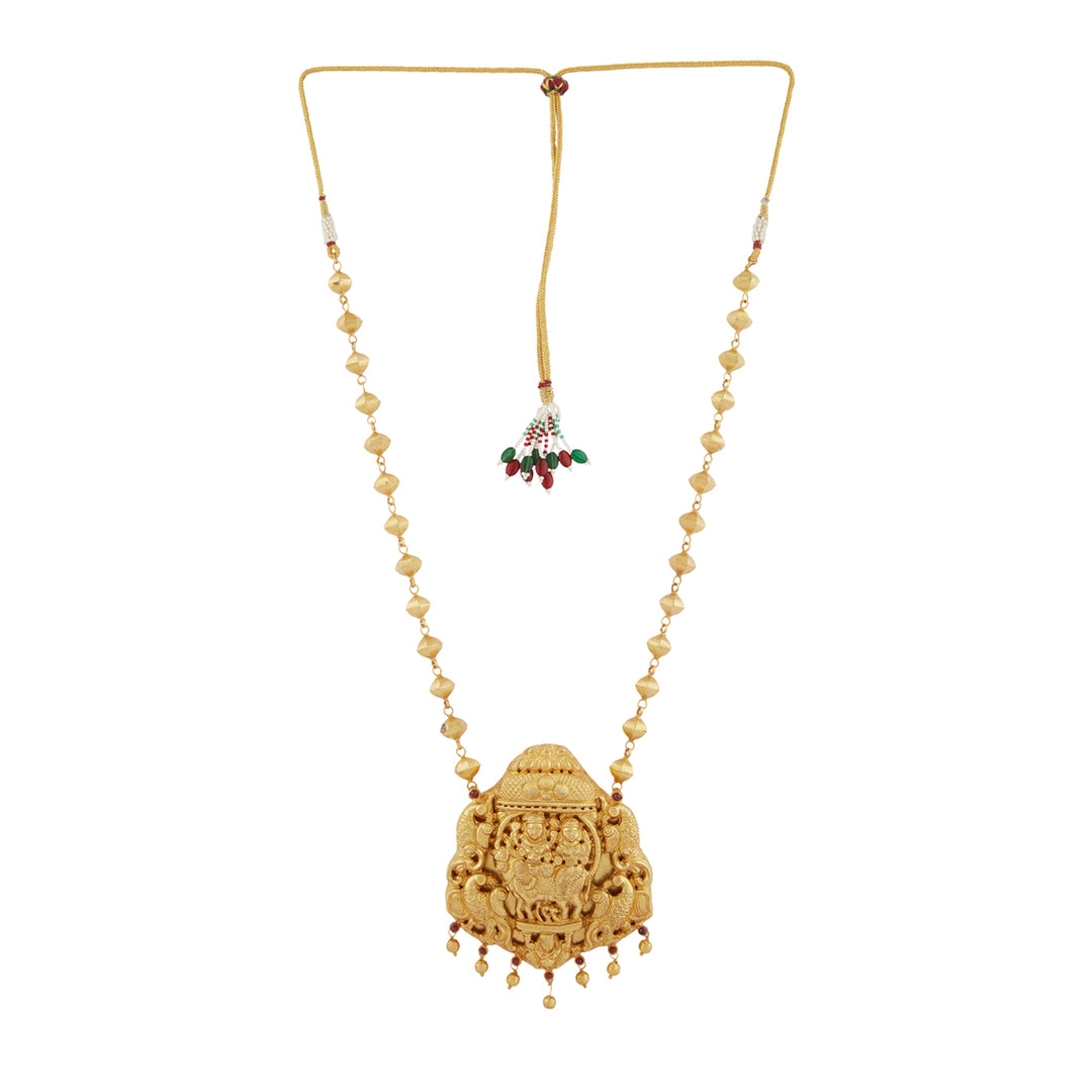 Shiva Parvati Temple Necklace