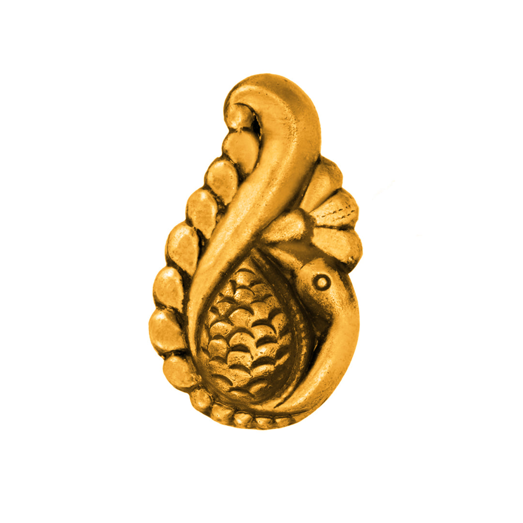 Peacock Cocktail Gold Plated Ring