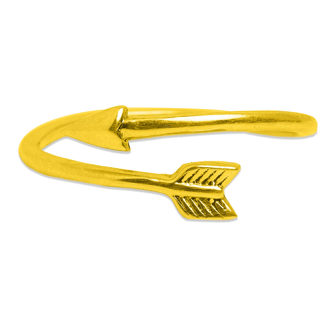 Gold Plated Arrow Ring