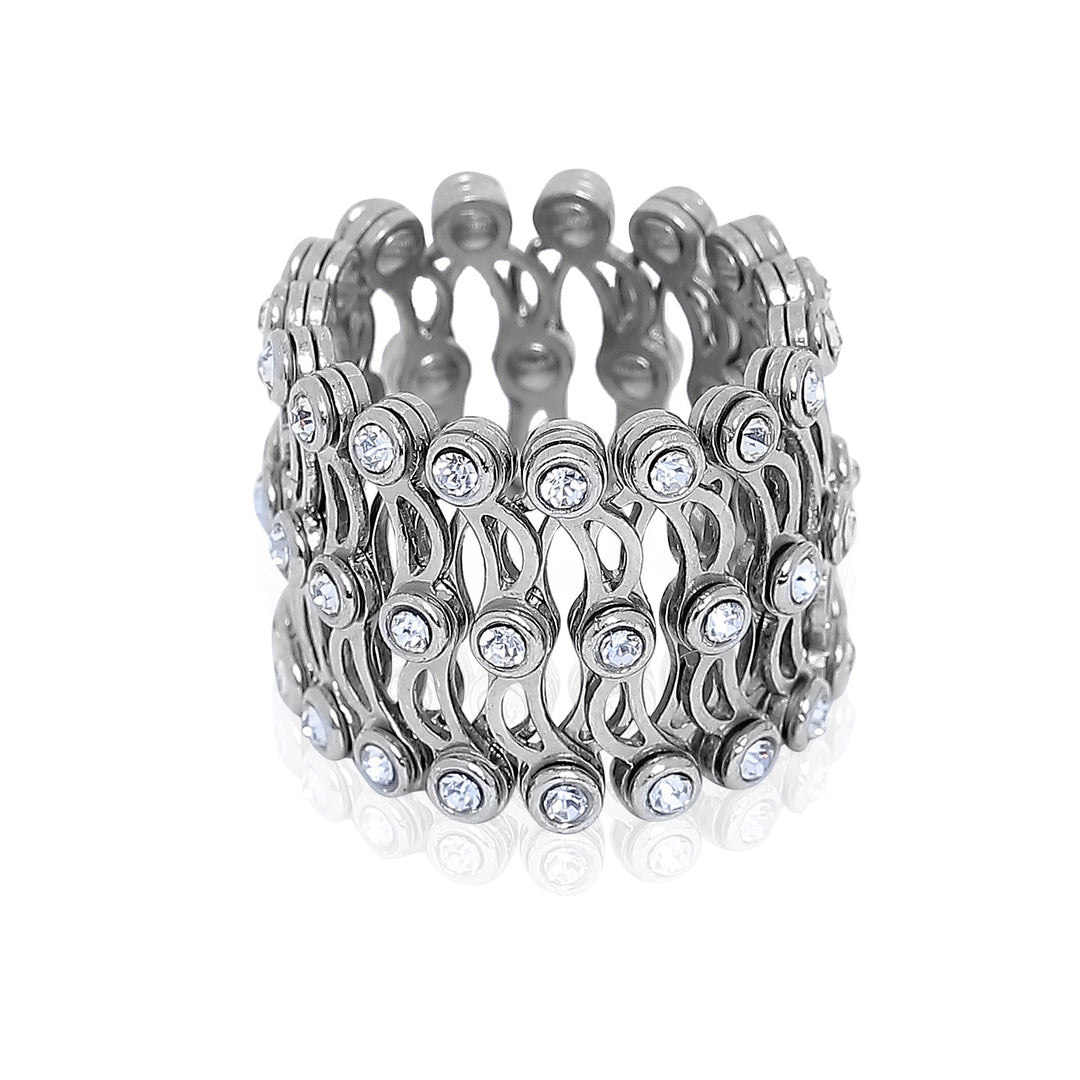 Buy 2-in-1 Folding Retractable Ring Bracelet Stainless Steel Bracelet Ring  Dual-use Bracelet at Amazon.in