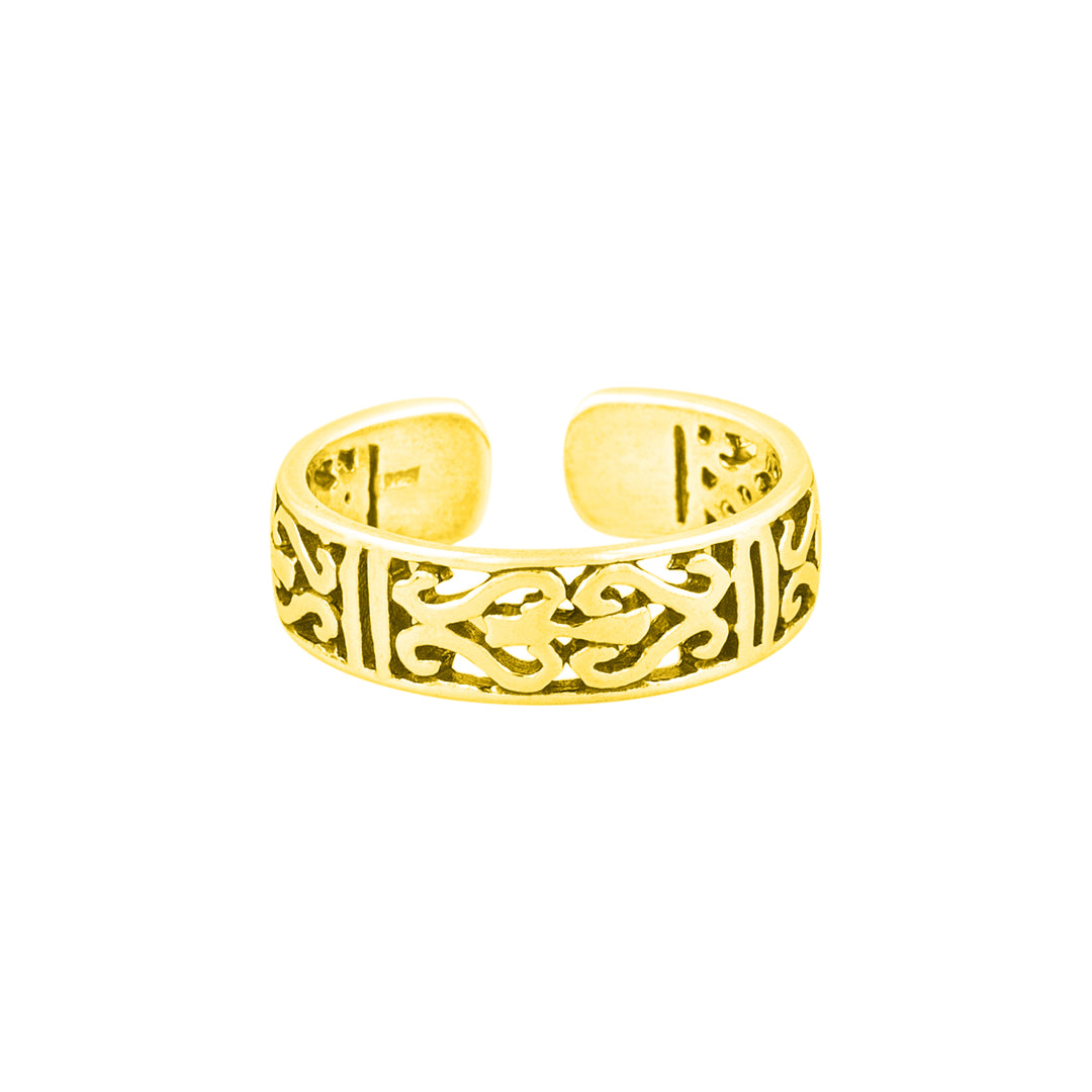 Gold Plated Tejaswita Toe Ring