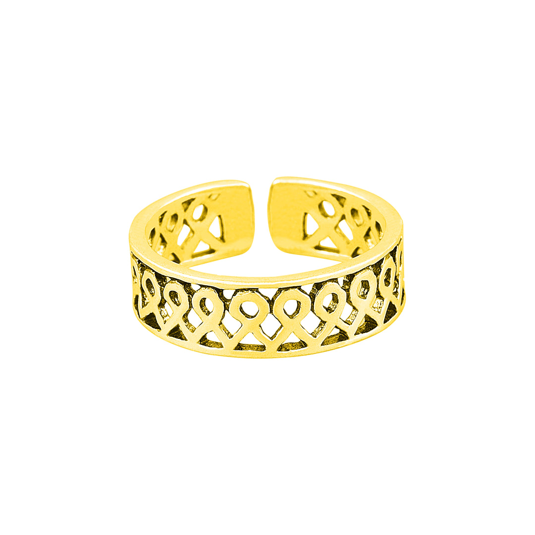 Gold Plated Viramudrika Ring