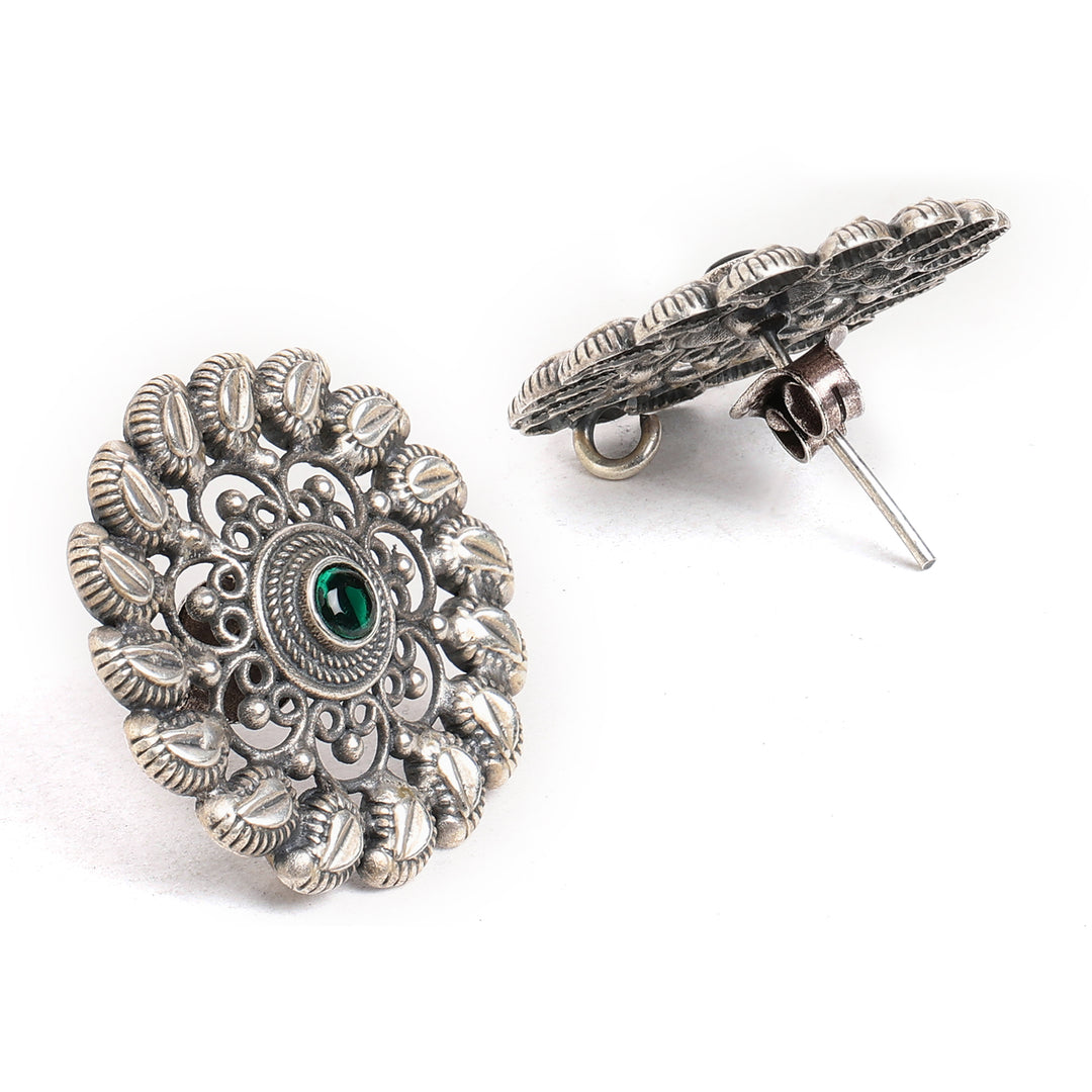 Patram Emerald Earring Studs