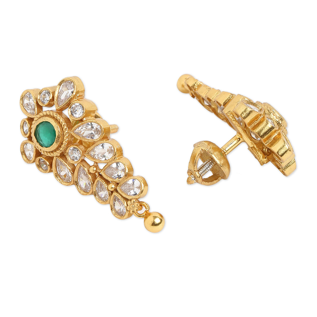 Prasun Jadau Emerald Earrings